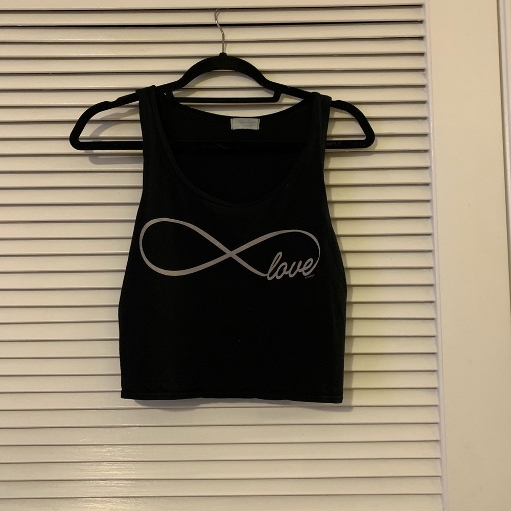 Infinity Love Crop Top - Picture 2 of 2